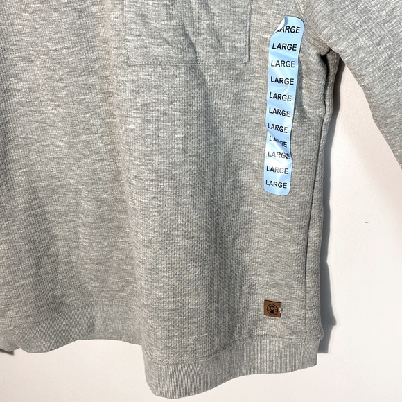 Coleman Long Sleeve Gray Sherpa Lined Crew size large - Picture 4 of 10